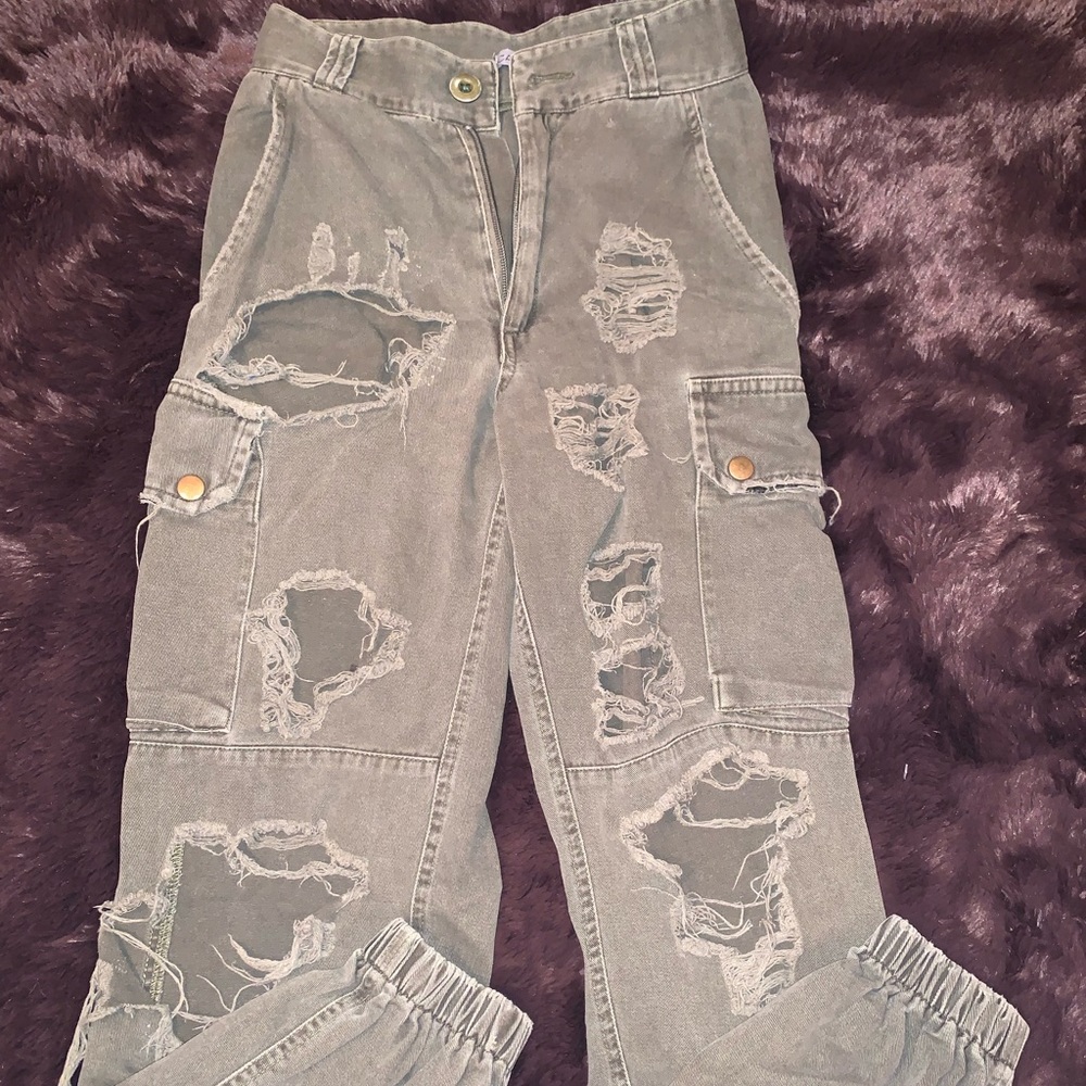Carmar Ripped cargo pants